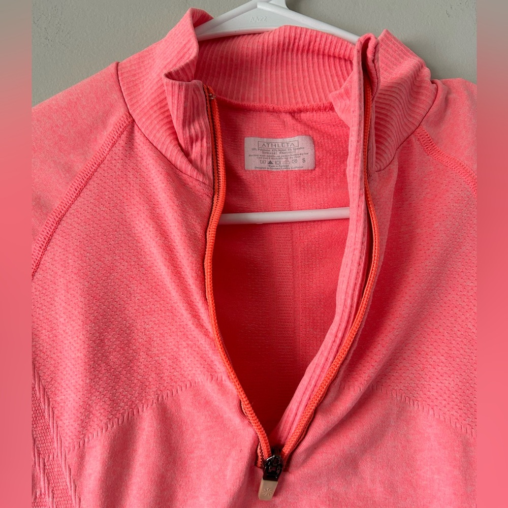 Athleta Fast Track Half Zip Pullover Size Small - image 8